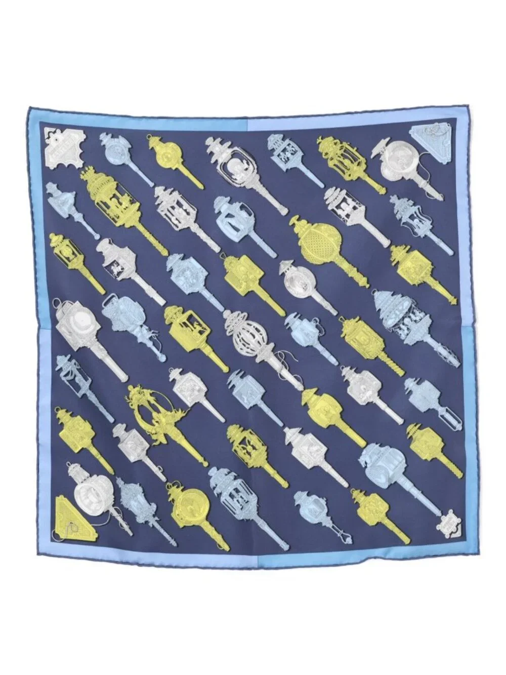 Hermes 02 Merveilleuses Lanternes Silk Carre 45 Scarf